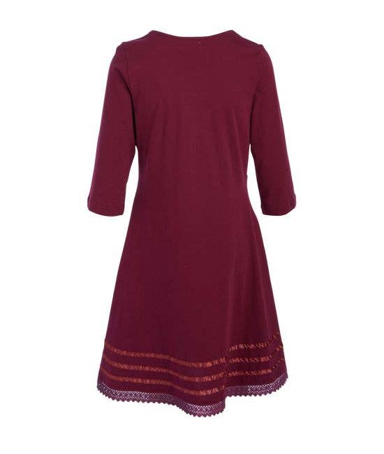 Cotton Dress with Patchwork