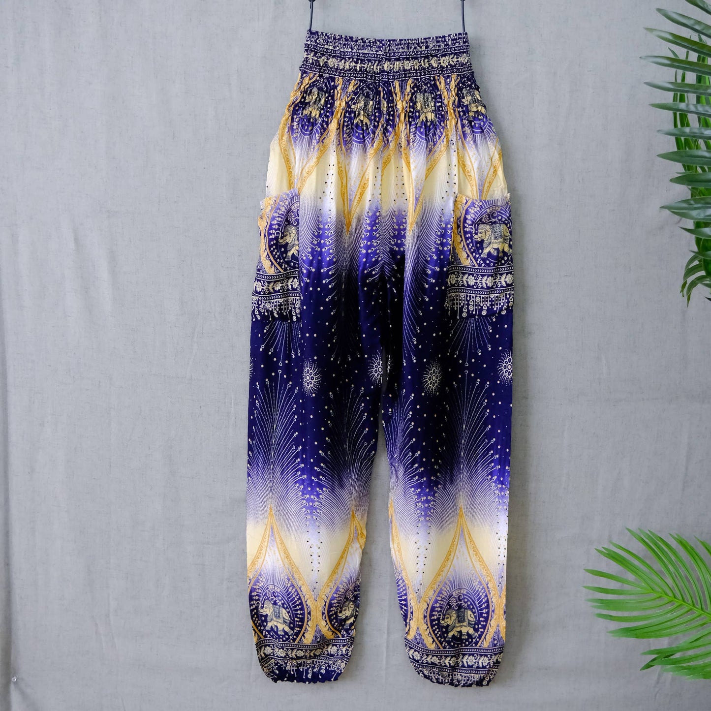 Hippie Boho Yoga Harem Pants with Side Pockets
