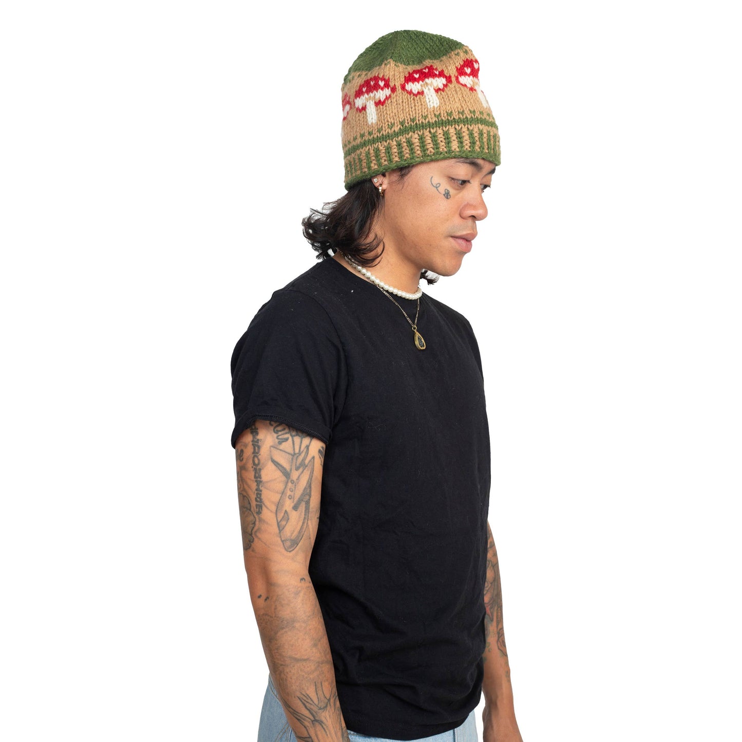 Wild Mushroom Slouchy Beanie