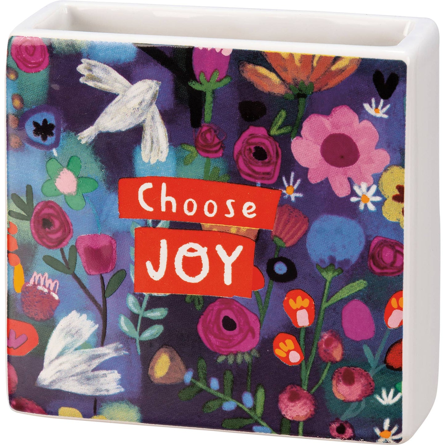 Choose Joy Square Vase
