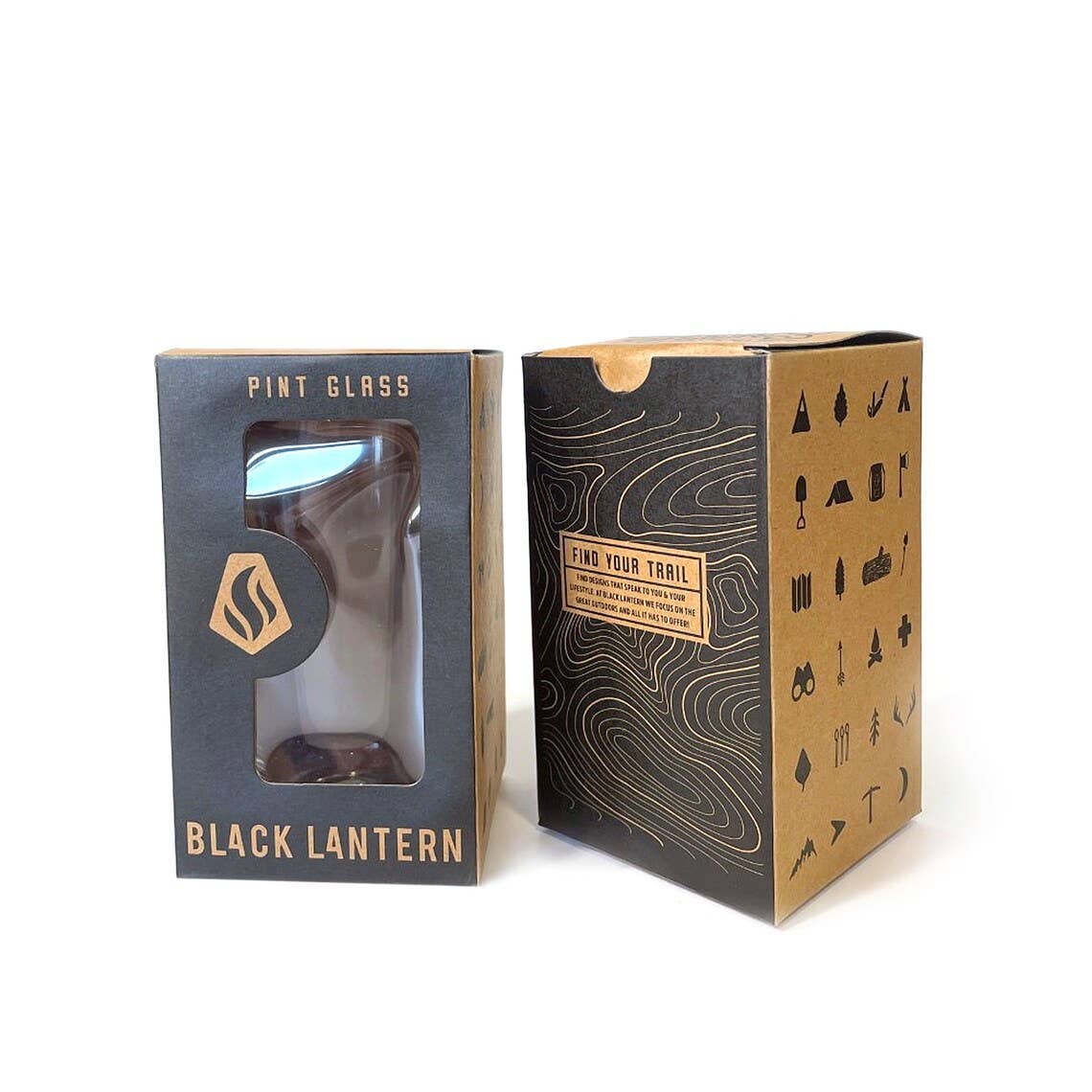 Pine Tree Forest Can Glass