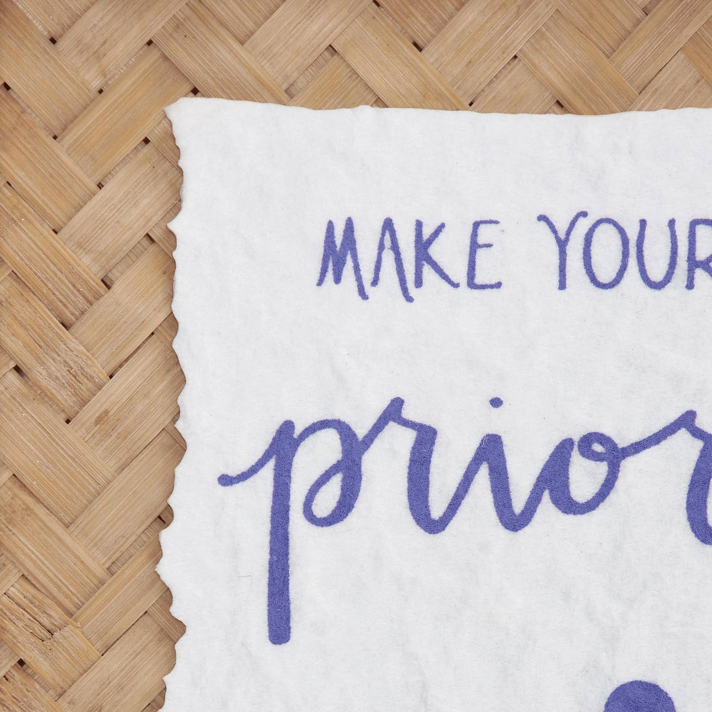 Make Yourself A Priority Decor Ornament/Sign