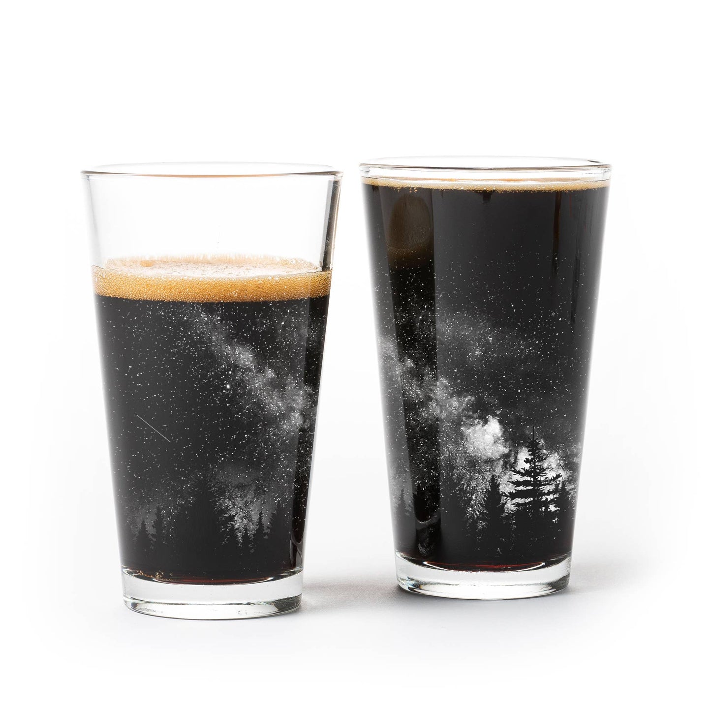 Stars & Night Landscape Pint Glass