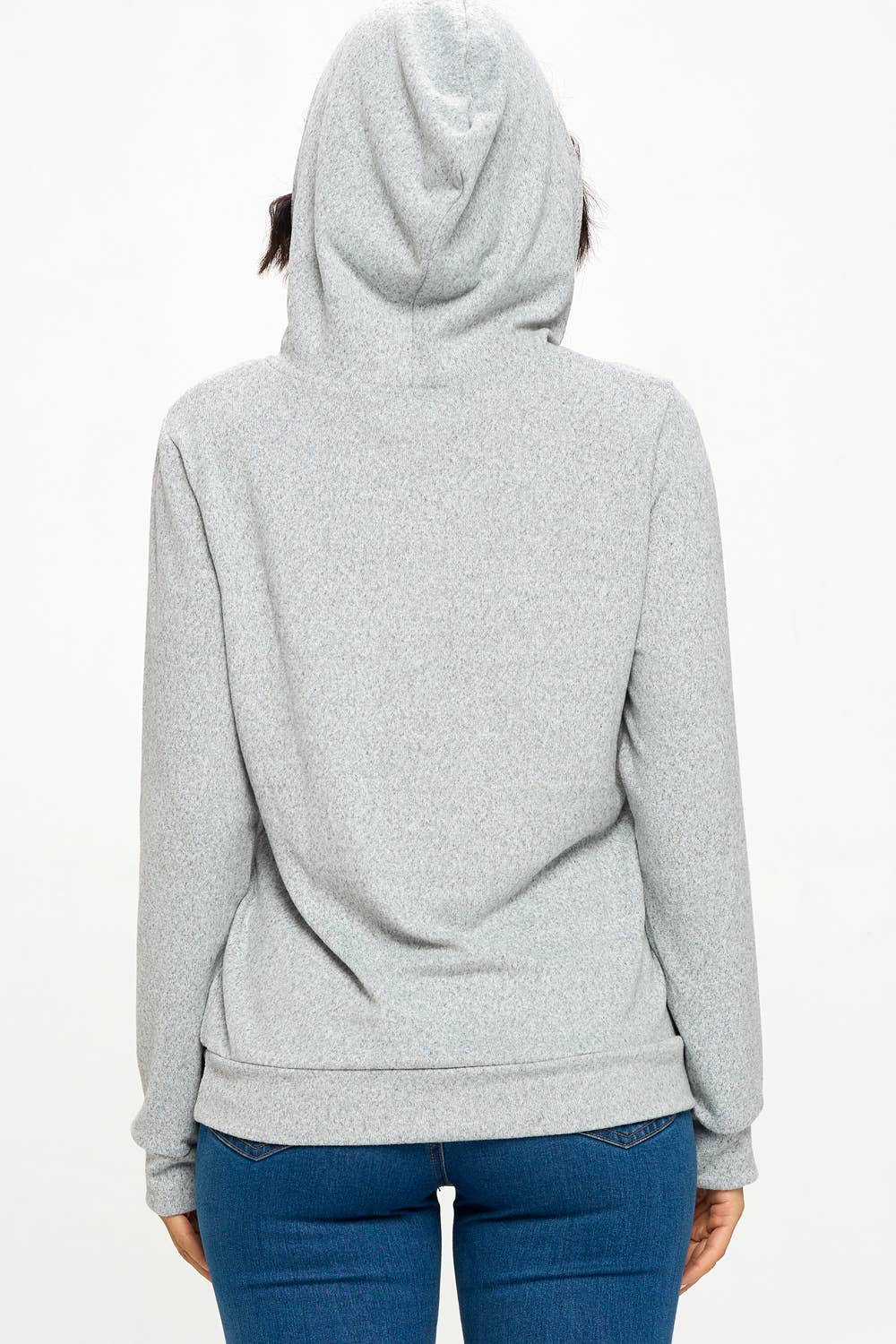 Bee Happy Print Hoodie With Pocket