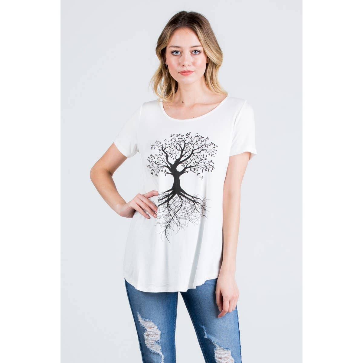 Tree of Life Print SS Graphic Tee