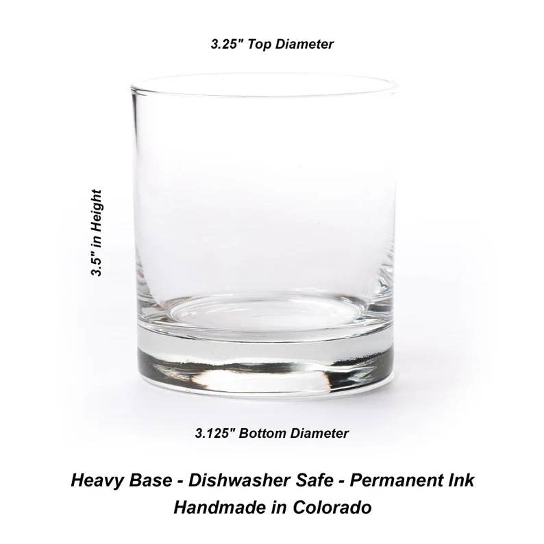 Botanical Herbs Whiskey Glass