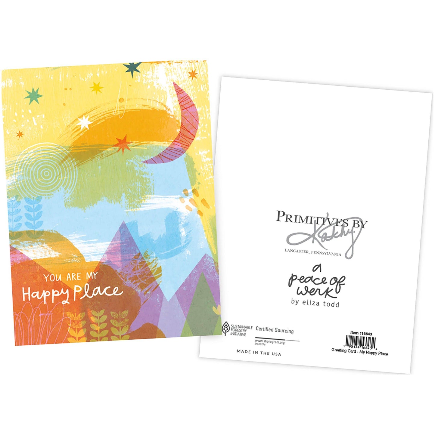 My Happy Place Greeting Card