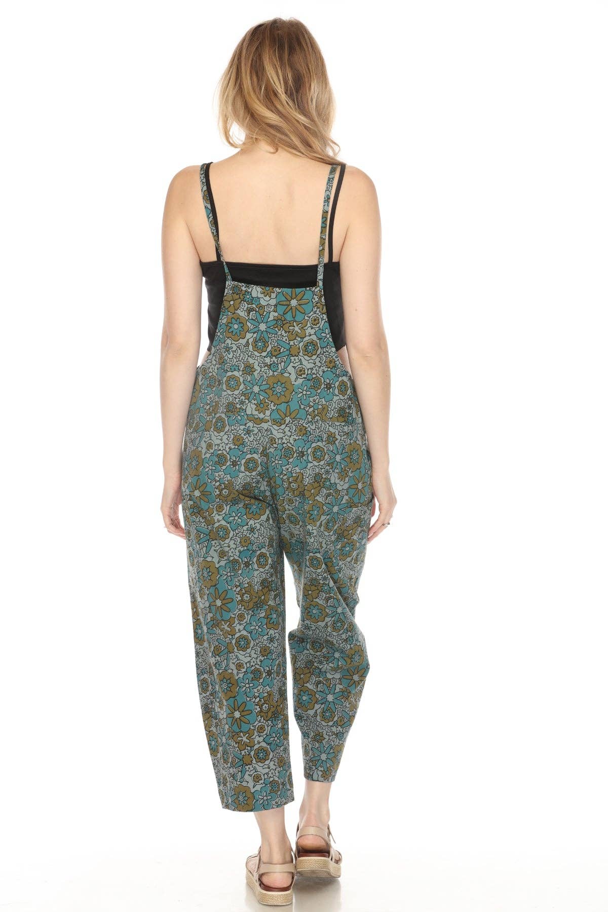 Flower Power Oversized Overalls