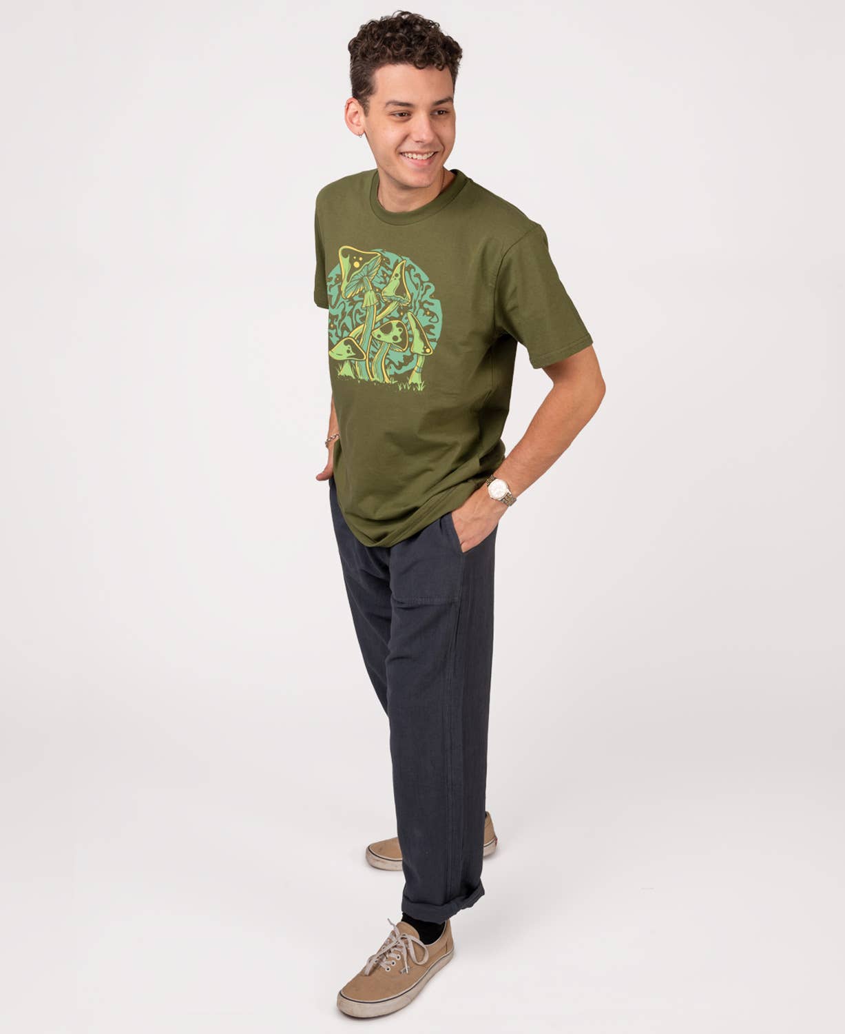 Psychedelic Mushrooms Organic T-Shirt - Unisex