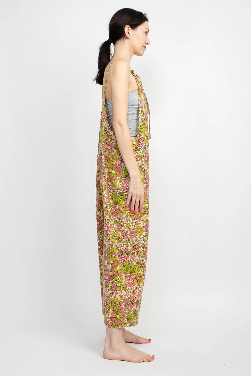 Flower Power Oversized Overalls