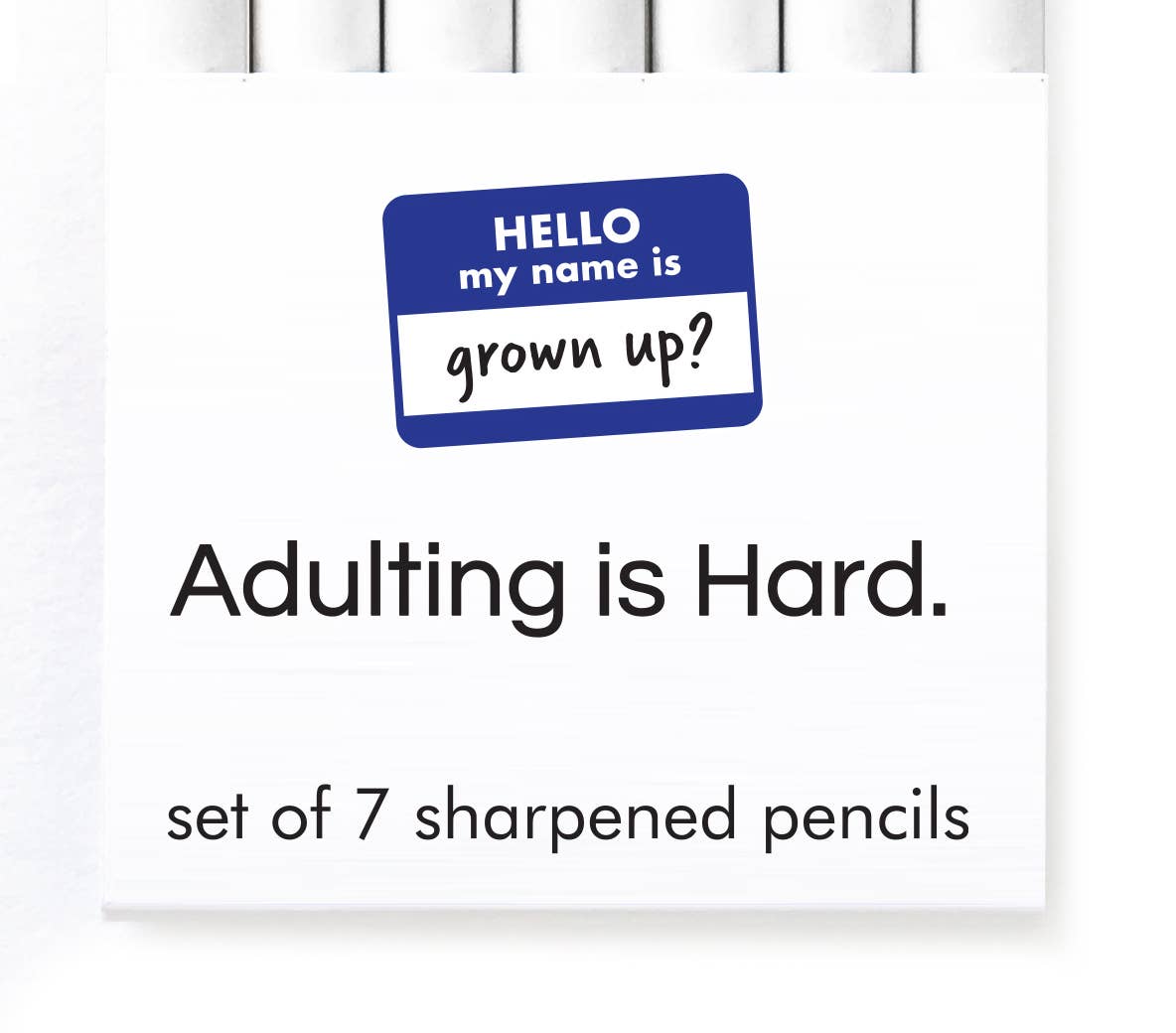 ADULTING IS HARD PENCIL SET