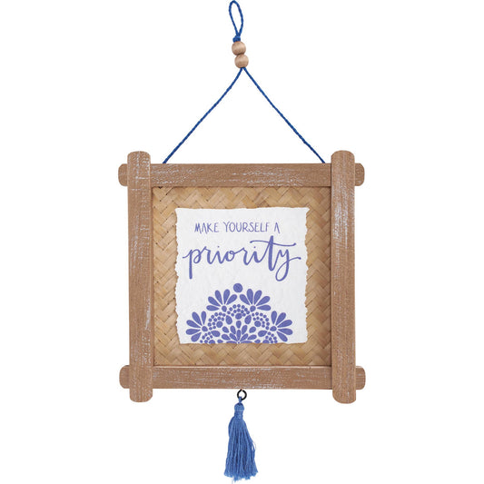 Make Yourself A Priority Decor Ornament/Sign