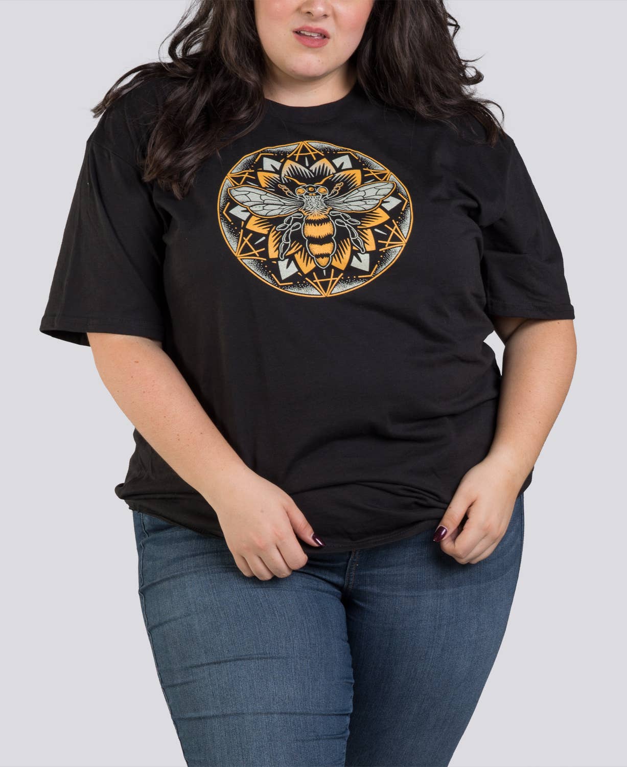 Bee Mandala Organic T-Shirt - Unisex