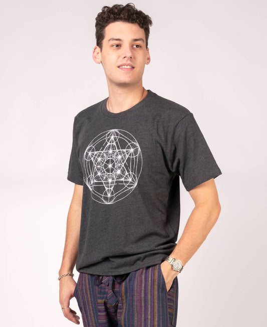 Metatron's Cube Recycled T-Shirt - Unisex