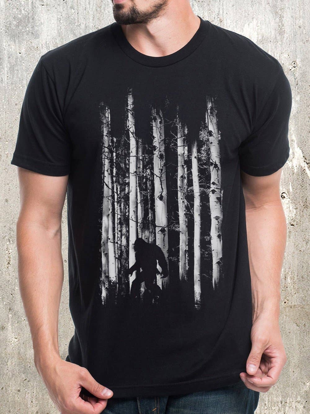 Bigfoot in the Forest Unisex T-Shirt