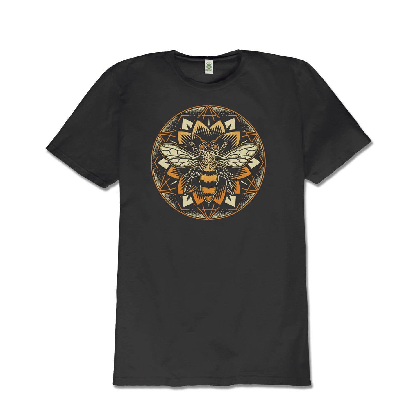 Bee Mandala Organic T-Shirt - Unisex