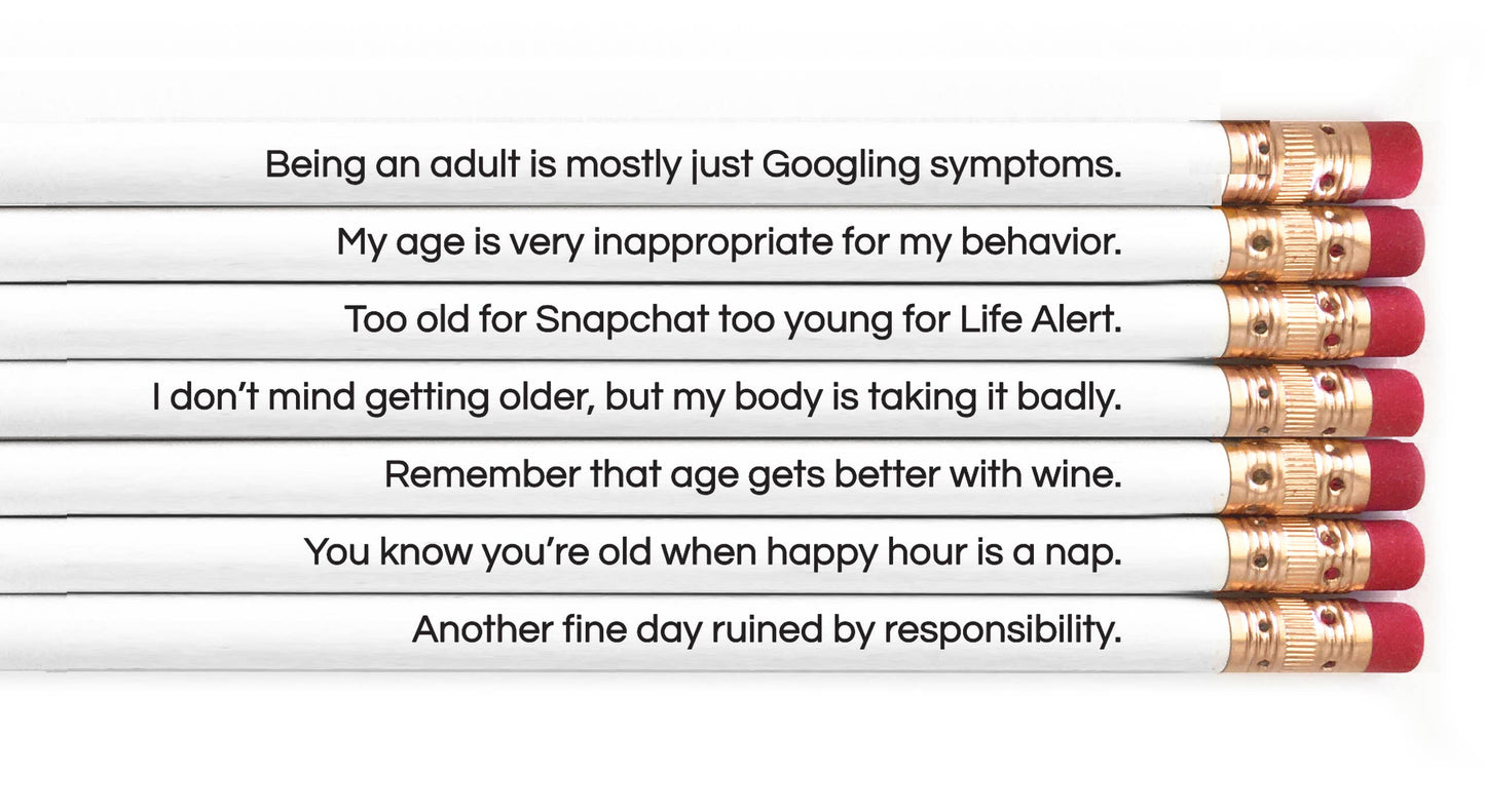 ADULTING IS HARD PENCIL SET