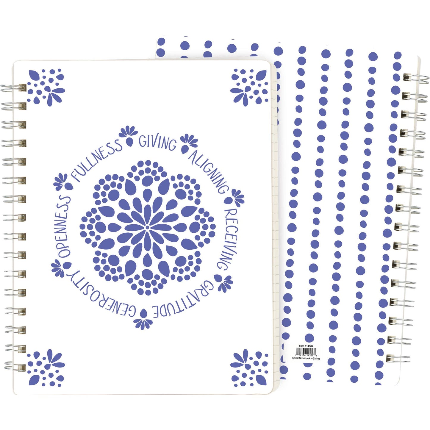Giving Gratitude Spiral Notebook