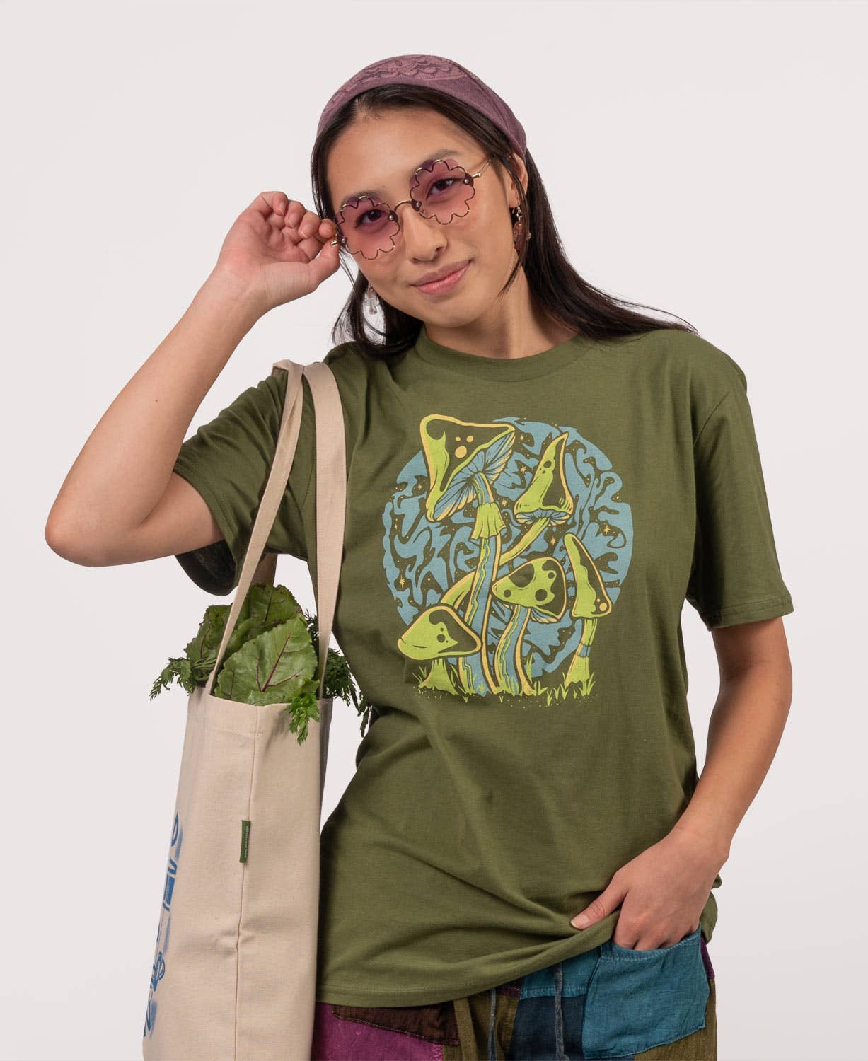 Psychedelic Mushrooms Organic T-Shirt - Unisex