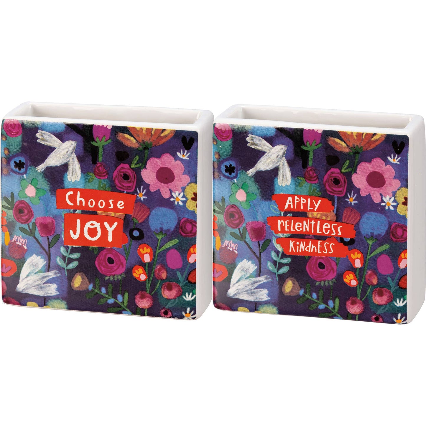 Choose Joy Square Vase