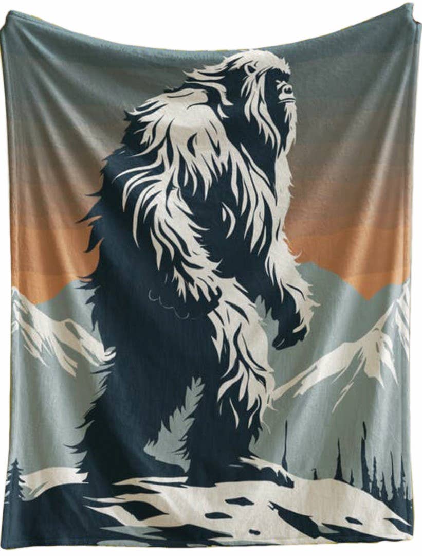 Flannel Fleece Hippie Boho Throw Blanket Hippie Yeti